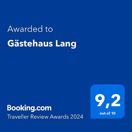 Gaestehaus Lang Wunsiedel Exteriör bild