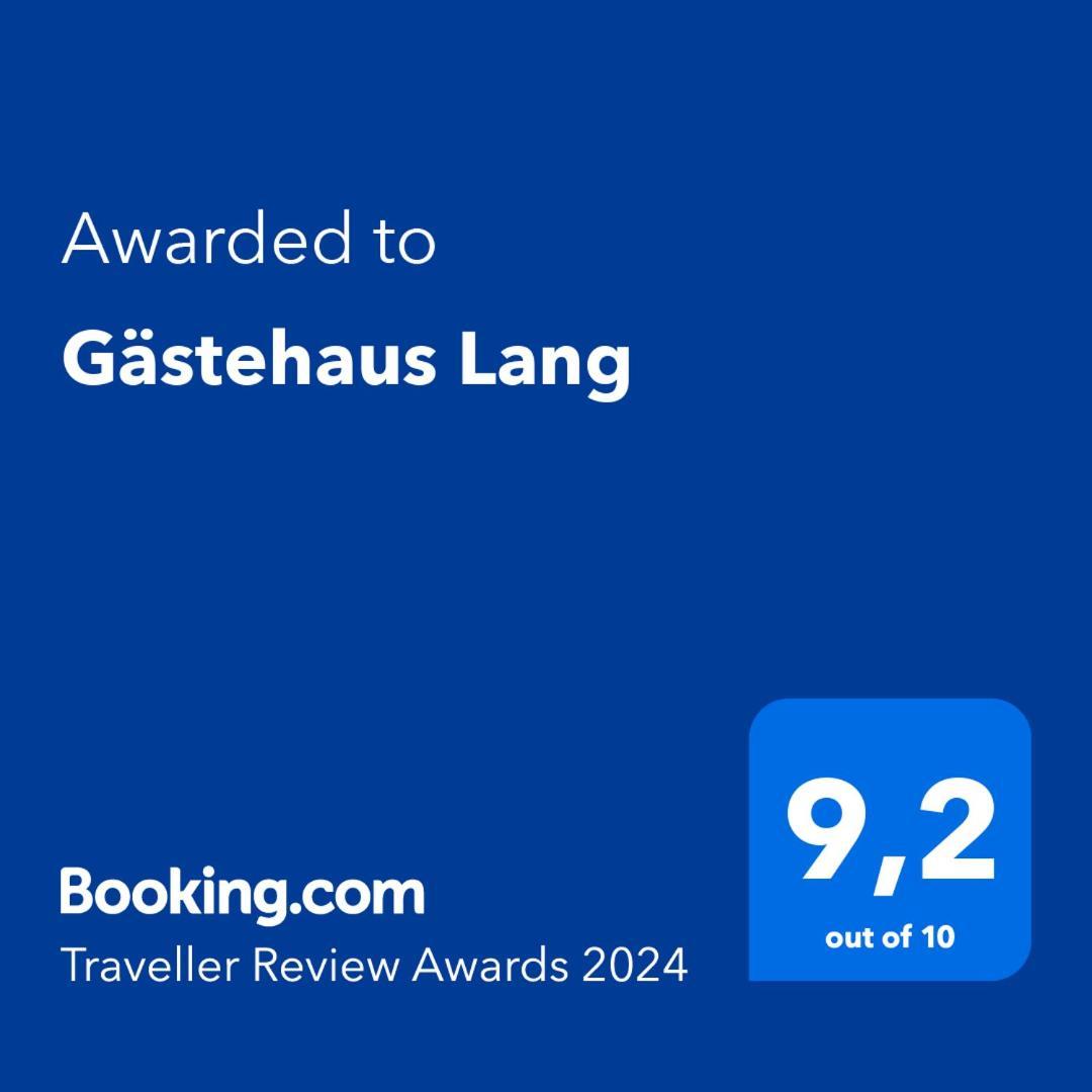 Gaestehaus Lang Wunsiedel Exteriör bild